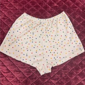 Cream VINTAGE terry cloth shorts